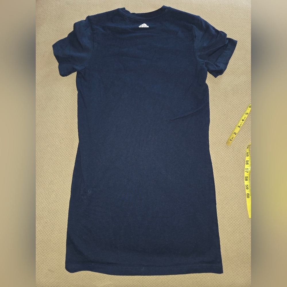 adidas Women's Navy/Multi America Cotton T Shirt Dress size XS - Picture 11 of 12